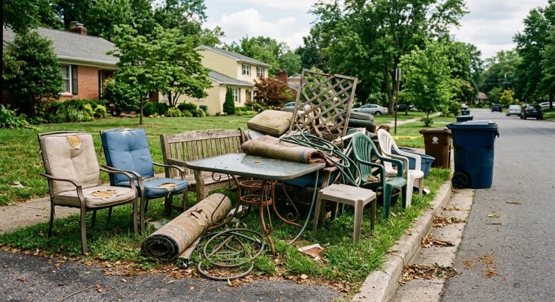 Outdoor Furniture Disposal in Roseville, CA