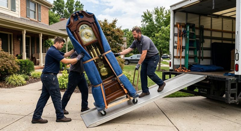 Grandfather Clock Moving in Rock Hill, SC