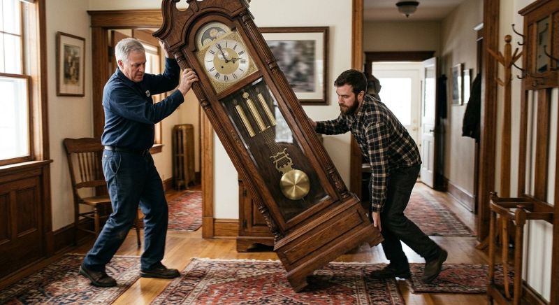 Grandfather Clock Moving in Hendersonville, NC